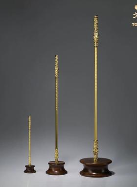 纯铜如意金箍棒摆件定海神针齐天大圣孙悟空手里法器手把件