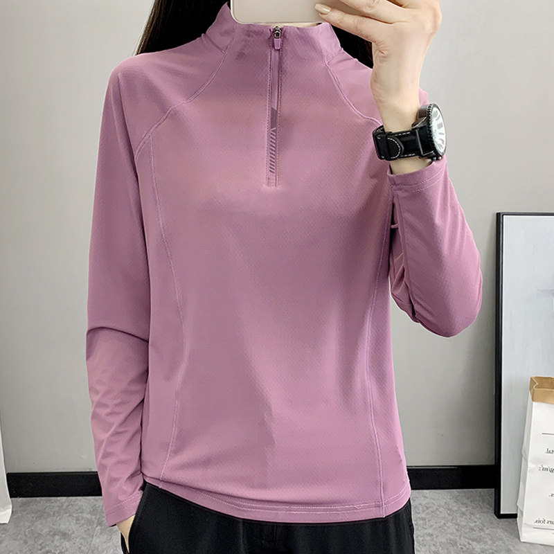 2025春夏速干衣女长袖薄款透气运动t恤瑜伽跑步徒步快干登山上衣,淘宝优惠券,粉丝福利购,淘宝优惠卷