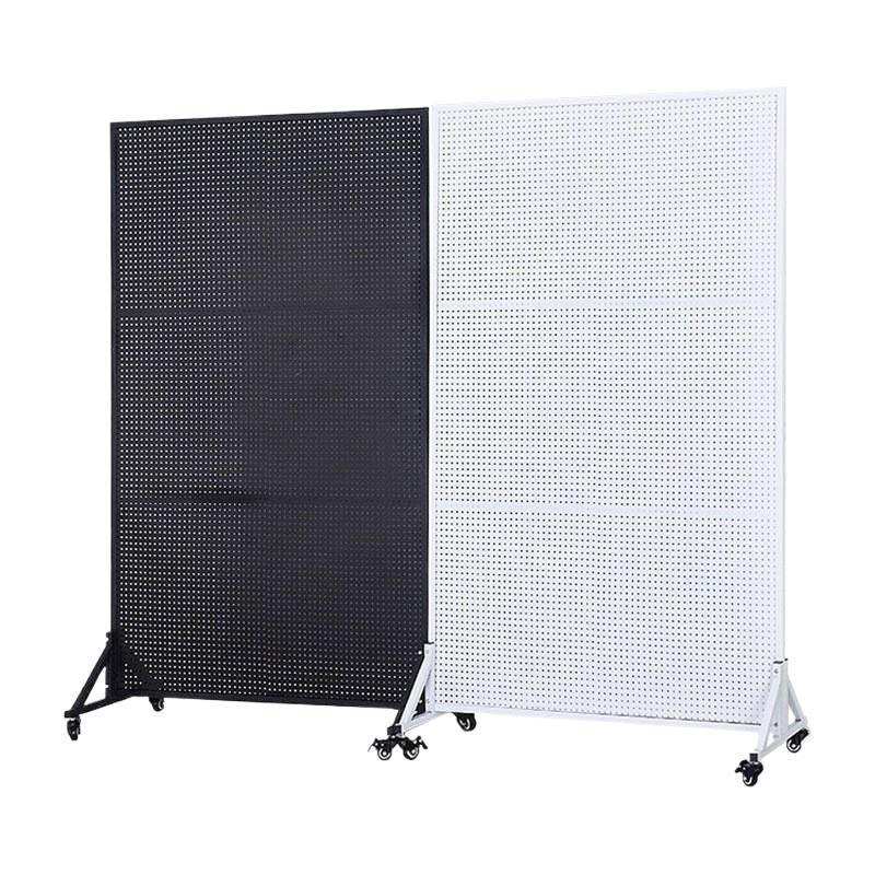 洞洞板货架配件饰品架立式落地展示架五金工具挂板超市置物架 - 图3