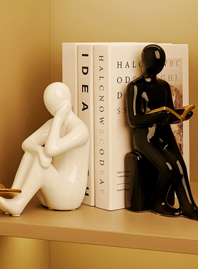 速发办架室书柜假书装饰品摆件领导轻奢高档酒立公档客厅电视柜书