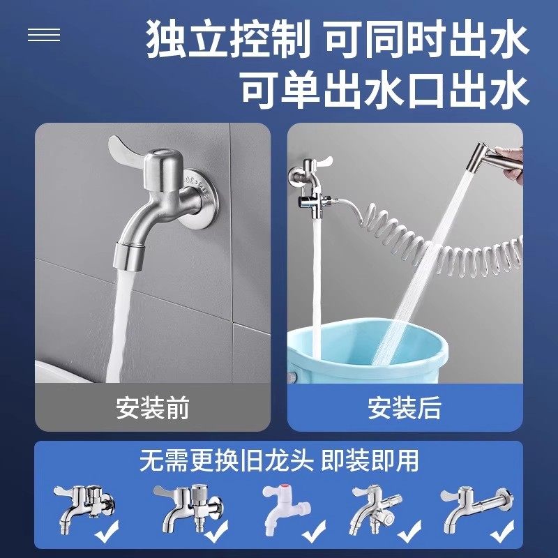 厕所马桶喷枪冲洗水龙头增压喷头卫生间高压冲水枪伴侣家用妇洗器,淘宝优惠券,粉丝福利购,淘宝优惠卷