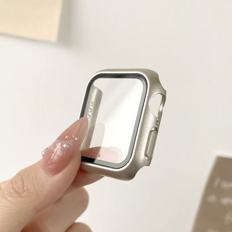 iWatchS9/S8/S7保护套AppleWatchs6543苹果手表壳膜一体钢化膜SE2 - 图2
