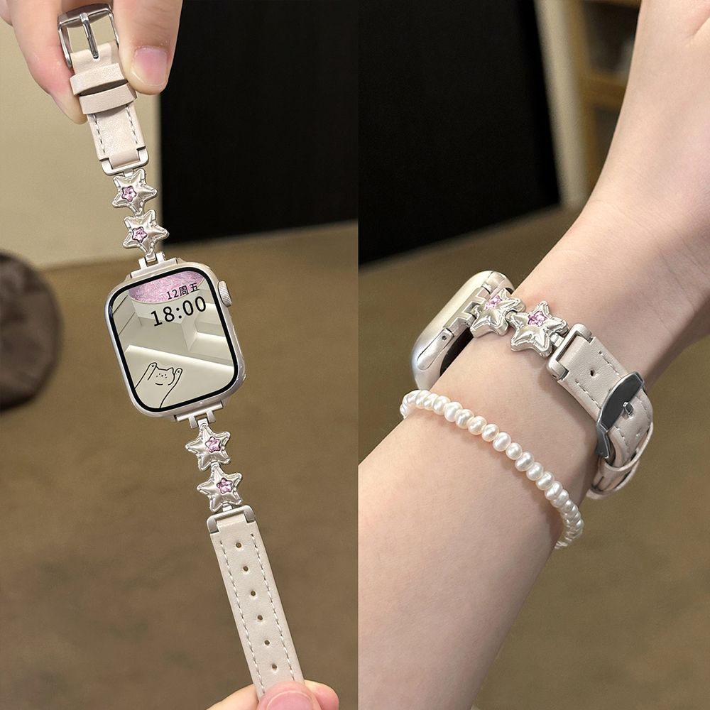 适用小米手环9pro表带气球星星拼皮8手环10女款nfc红米watch5华为 - 图0