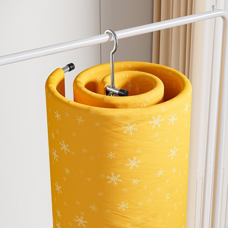 晒被子神器螺旋式晾衣q架冬天浴巾被罩床单家用晾晒防风大衣架,淘宝优惠券,粉丝福利购,淘宝优惠卷