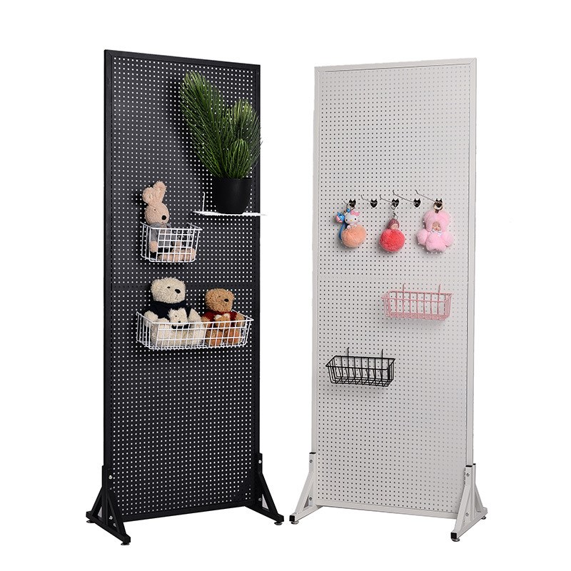 Xiaowu vertical perforated plate storage rack floor-standing wardrobe transformation top-level J vertical punch-free storage rack universal partition