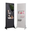 Xiaowu vertical perforated plate storage rack floor-standing wardrobe transformation top-level J vertical punch-free storage rack universal partition