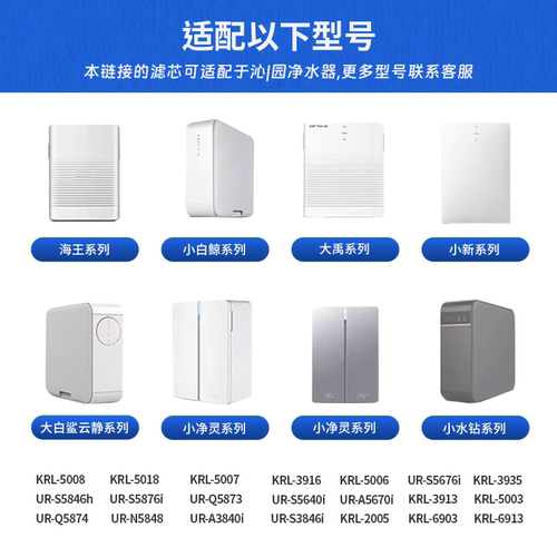 纯京适配沁园净水器滤芯海王6901/KRL6903/6913/6906/5007/08滤芯 - 图1