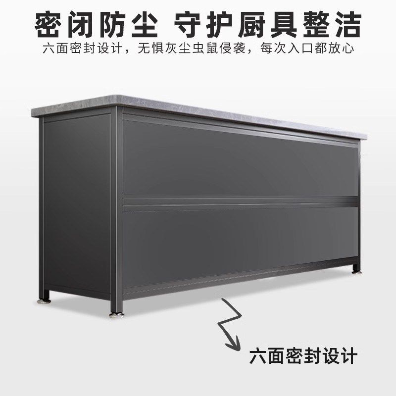 岩板厨房置d物架落地多层台面多功能微波炉烤箱切菜餐边碗储物柜,淘宝优惠券,粉丝福利购,淘宝优惠卷