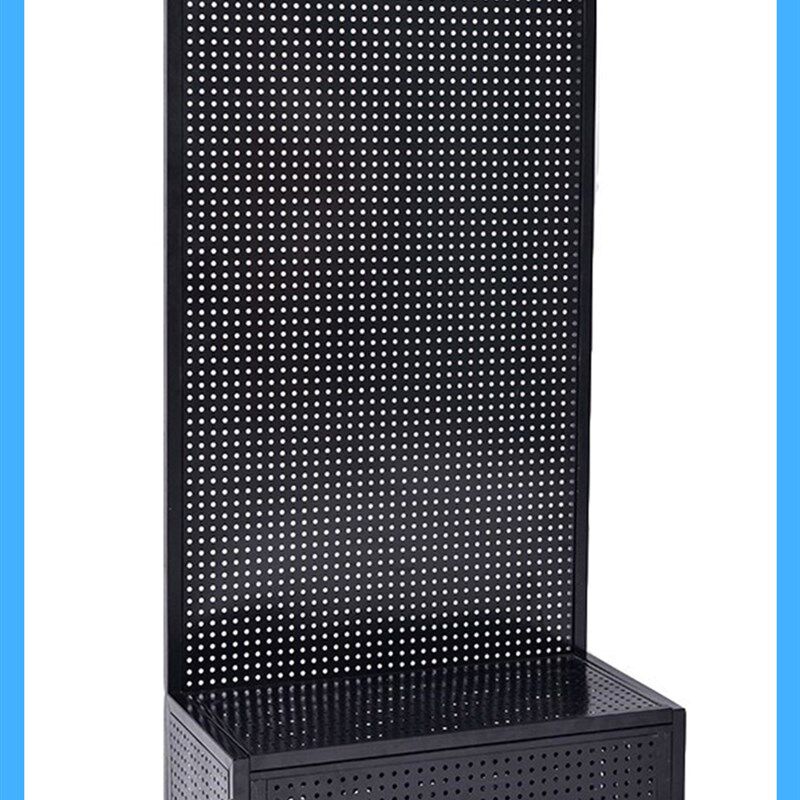 Perforated board floor-standing display rack l floor-standing storage rack multi-functional jewelry perforated board tool rack mobile phone accessories exhibition