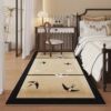 Medieval style bedroom bedside blanket, American under-bed carpet, master bedroom room, high-end retro floor mat, cloakroom mat
