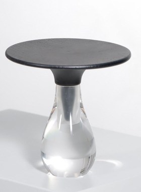 创意亚克力蘑菇托盘摆件样板房客厅玄关装饰酒店大堂售楼处艺术品