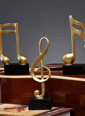 速发家居客厅装饰符音品艺术摆件音乐教室钢琴工上书房桌面盖艺品