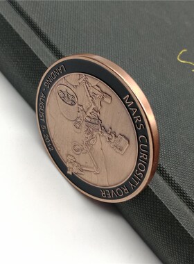 速发测星探火器登陆 念章纪号火星登陆纪念摆件收藏