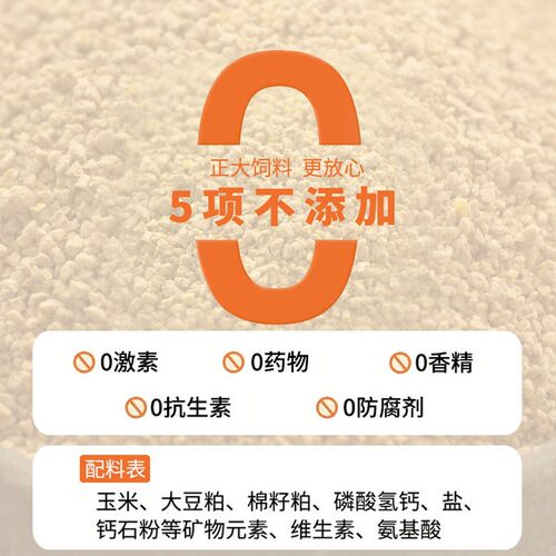 正大524L土鸡饲料产蛋料中大鸡鸭鹅大颗粒下蛋家养小鸡通用40斤 - 图1