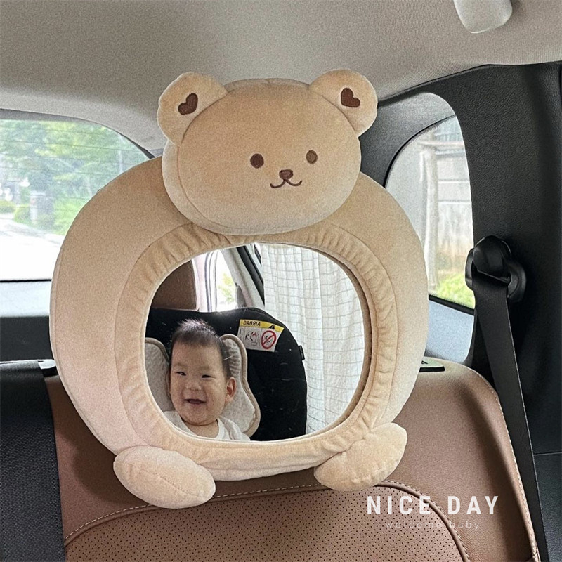 韩国ins车载儿童安全s座椅专用反向婴儿反光镜卡通宝宝车内观察镜,淘宝优惠券,粉丝福利购,淘宝优惠卷