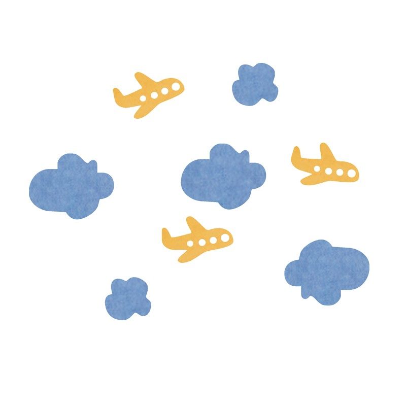 飞机云朵儿童房毛毡墙贴立体自粘幼儿园墙面装饰背景照片墙展示板,淘宝优惠券,粉丝福利购,淘宝优惠卷