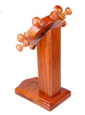 天御阁 桃木领航舵船舵摆件 实木工艺品办公室装饰品店庆开业礼品