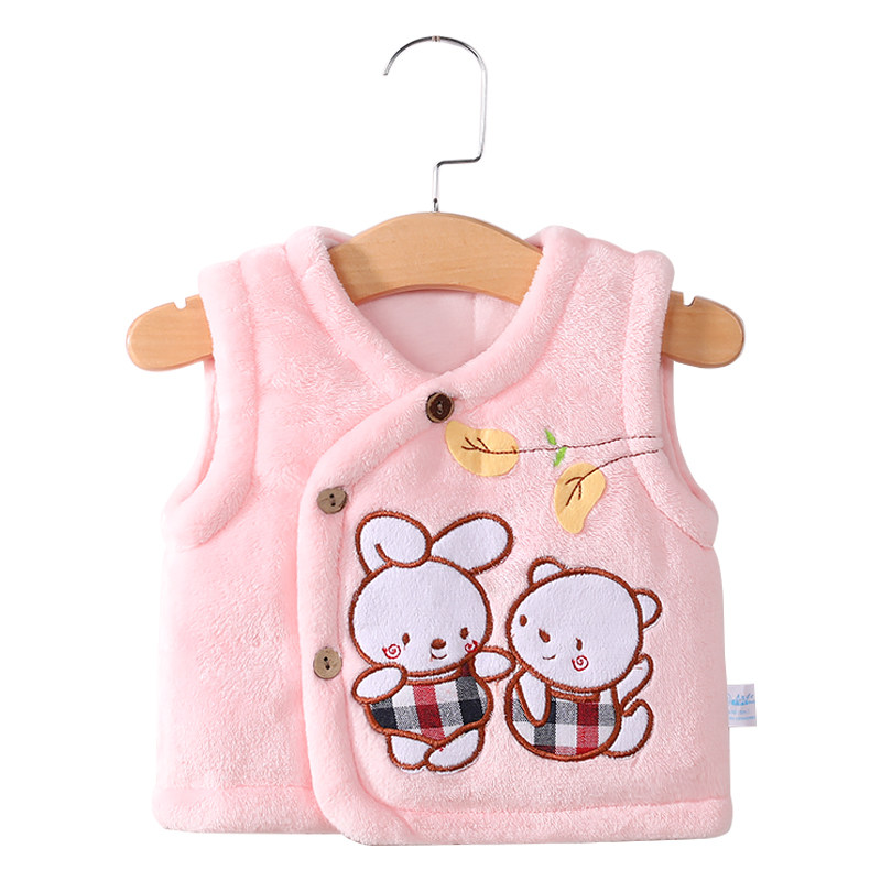 婴儿马甲冬季加厚加绒背心冬款小儿童新生宝宝夹棉外穿马夹女秋冬,淘宝优惠券,粉丝福利购,淘宝优惠卷