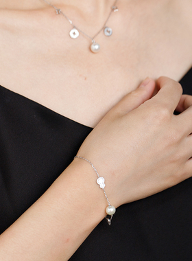 925银珍珠手链葫芦女款