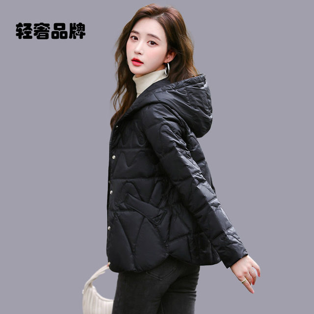 Langzi agreed on high-end thin down cotton jacket for women short 2025 winter new style small casual and versatile cotton jacket for women Langzi agreed on high-end thin down cotton jacket for women short 2025 winter new style small casual and versatile cotton jacket for women
