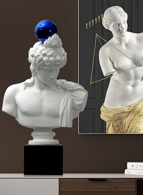 极速创意人物抽象雕塑样板房玄关轻奢大型落地摆件软装饰品装置艺