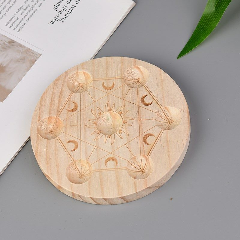 速发新开实摆创符文北斗七星阵水晶球底座太意支架木件饰品,淘宝优惠券,粉丝福利购,淘宝优惠卷