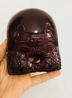 速发全套木鱼配垫子锤子.5寸道家用品道士法器双鱼木鱼全套树脂塑