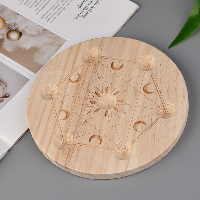 速发新开实摆创符文北斗七星阵水晶球底座太意支架木件饰品,淘宝优惠券,粉丝福利购,淘宝优惠卷