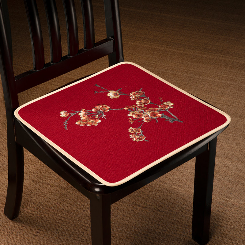 快速发货新中式茶椅坐垫餐桌薄椅垫单人沙发垫子椅V子凳垫棉麻防,淘宝优惠券,粉丝福利购,淘宝优惠卷