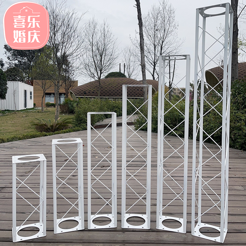 桁架背景架d广告桁架户外桁架婚庆铁艺舞台架子展会桁架舞台架子 - 图0