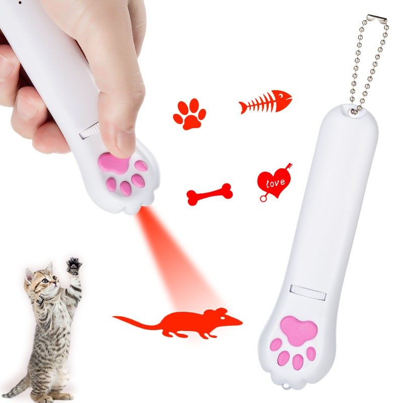 USB充电激光逗猫棒 LED投影多图案表情红外线激光笔灯宠物猫咪玩,淘宝优惠券,粉丝福利购,淘宝优惠卷