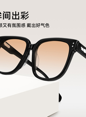 GM墨镜女款2025新款女高级感防紫外线DION日落色太阳镜素颜镜眼镜