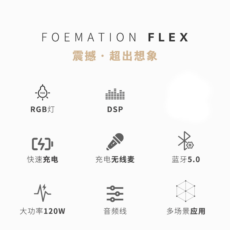 柏林之声 F1pro蓝牙音箱120W大功率家庭K歌户外便携小音响巨炮,淘宝优惠券,粉丝福利购,淘宝优惠卷