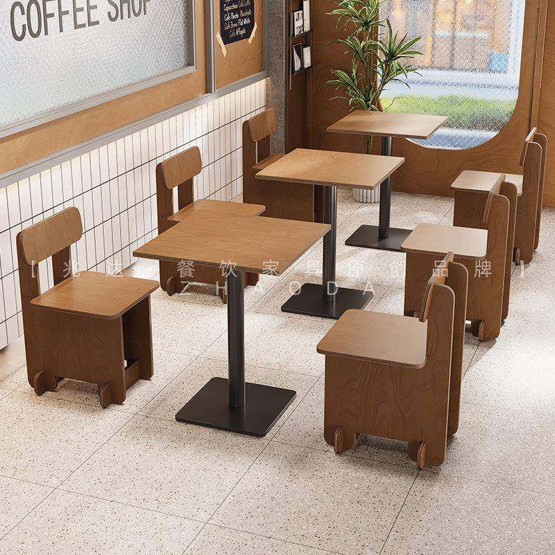 中古风咖啡厅餐桌椅复古网红西餐厅卡座沙发快餐店加厚海洋板桌子,淘宝优惠券,粉丝福利购,淘宝优惠卷