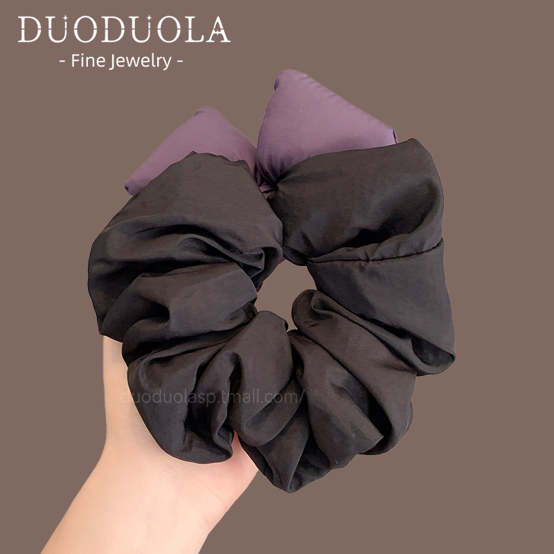 2026新款秋冬充棉蝴蝶结发圈洋气发绳扎马尾头绳大肠圈头饰女发饰,淘宝优惠券,粉丝福利购,淘宝优惠卷