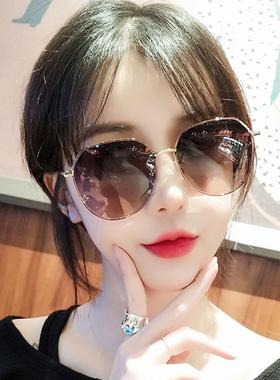 速发近脸墨潮202新款镜可配带有度数太小视开车防紫外线防晒