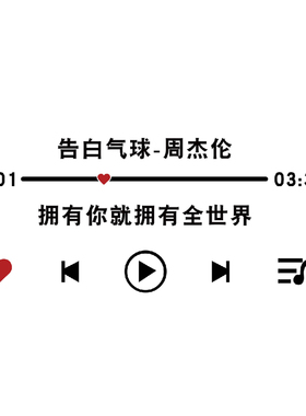 速发打卡拍照区布置装饰奶茶天墙壁音乐背景墙杰周伦晴店歌词贴纸