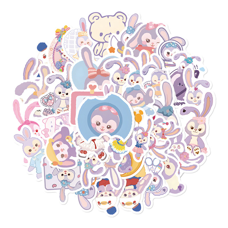 100张高颜值星黛露贴纸可爱动漫手账装饰手机壳笔记本电脑行李箱贴画,淘宝优惠券,粉丝福利购,淘宝优惠卷