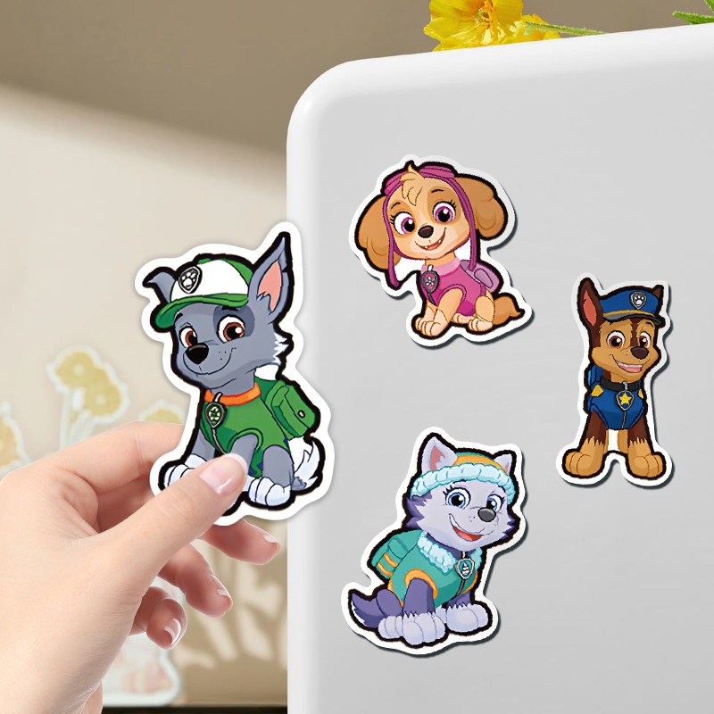 汪汪队冰箱贴磁吸可爱卡通磁贴儿童益智奖励磁片入户门冰箱装饰,淘宝优惠券,粉丝福利购,淘宝优惠卷
