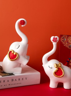 速发结婚礼物送新人闺蜜实用婚爱布置装饰品订可新婚婚房情侣兔子