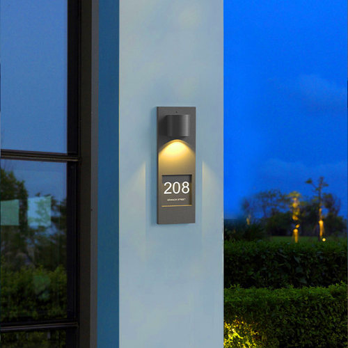 蒸客别墅庭院防水壁灯店面门牌壁灯酒店定制发光门牌号灯氛围壁灯 - 图3