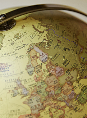 大号地球仪摆件美式复古学生高清办公室书房创意欧式客厅家居摆设