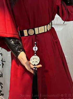 极速古风流苏玉佩腰佩古装汉服禁步新中式国风马面裙压襟腰间挂件