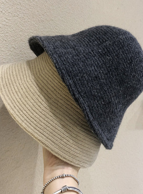 2021 Panama Warm Winter Womens Bucket Hat for Women Kni