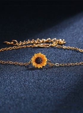 5pcs/lot Jewellery Set Women Sunflower Accessories Set Neckl