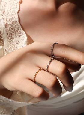 -ins simple retro ring index finger ring wild ring does not