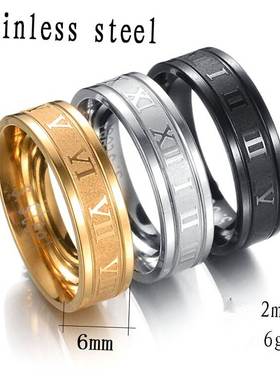 2022 Vintage Roman Numerals Rings Ring For Men Jewelry Gifts