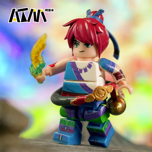 梦幻西游手游剑侠客剑客李逍遥仙剑奇侠传乐高人仔小积木手办摆件 - 图0