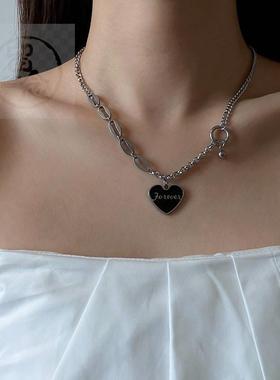 -Fashion spring new personality tendy titanium steel love le