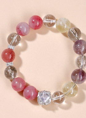 天然水晶多宝手链女时尚原创